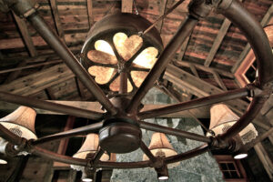 Salvaged Fittings Chandelier