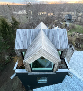 Wink House’s Boarded Roof