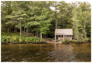 Boathouse at Camp on Long Lake