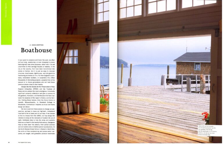 New England Style – A Converted Boathouse