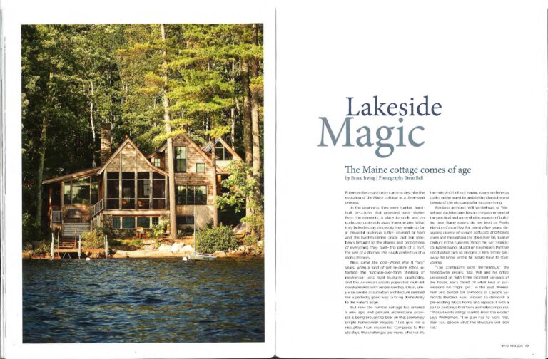 MAINE HOME + DESIGN – Lakeside Magic