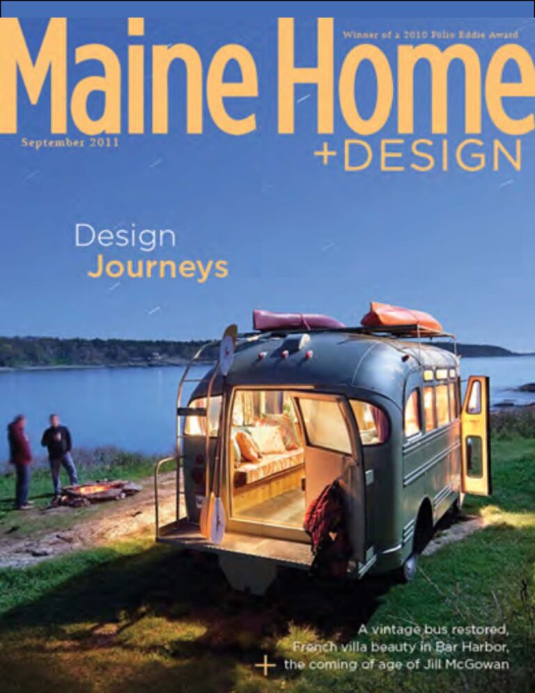 MAINE HOME + DESIGN – New Life Down an Old Road