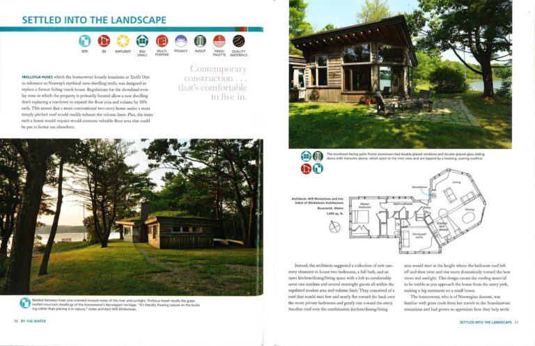 THE NEW SMALL HOUSE – Settled Into the Landscape – Taunton Press