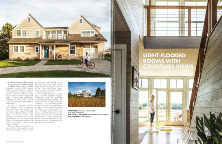 MAINE HOME + DESIGN – Light-flooded rooms with countless views