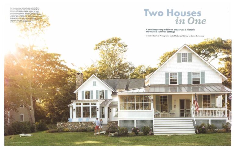 MAINE HOME + DESIGN – Two Houses in One