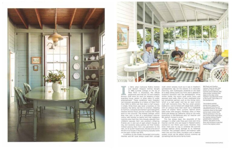MAINE HOME + DESIGN – Two Houses in One