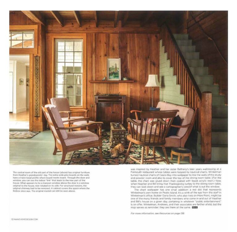 MAINE HOME + DESIGN – Two Houses in One