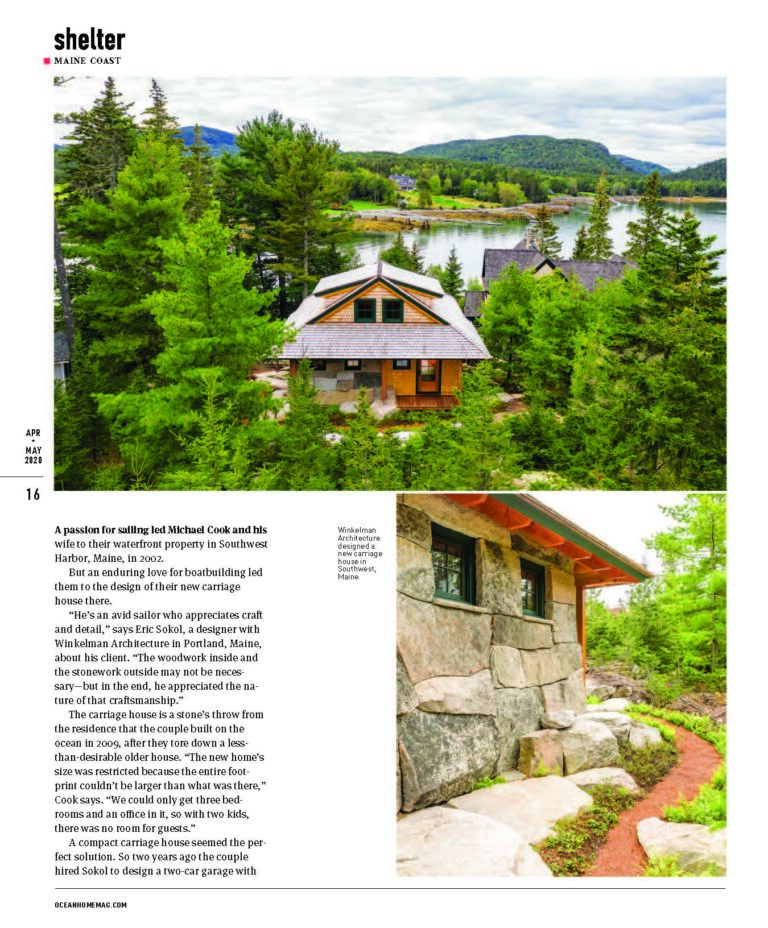 OCEAN HOME – Shelter – A Compact Carriage House