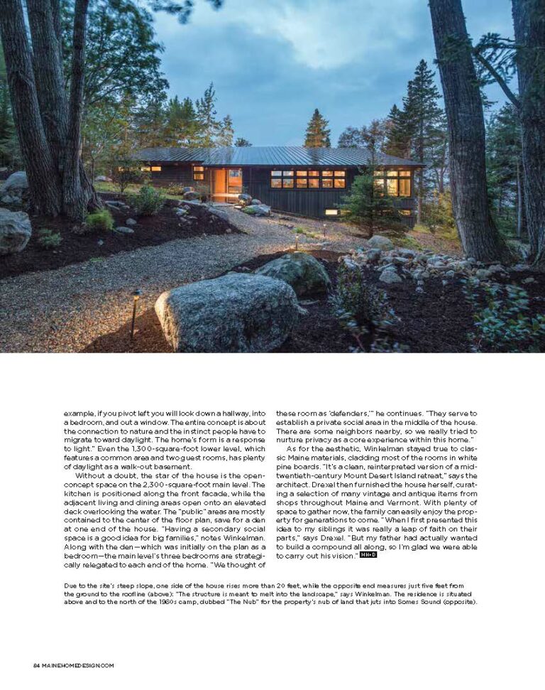 MAINE HOME + DESIGN – Family Ties