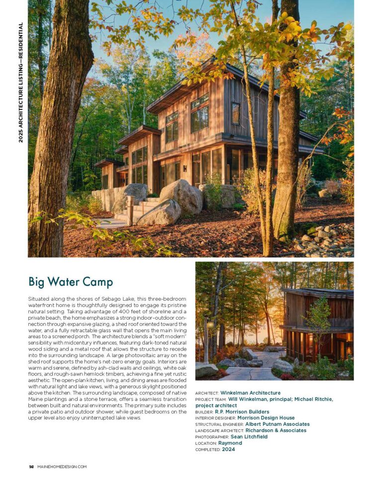 MAINE HOME + DESIGN – Big Water Camp