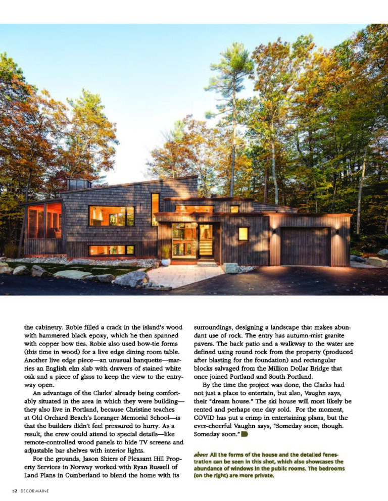DECOR MAINE – Contemporary Camp