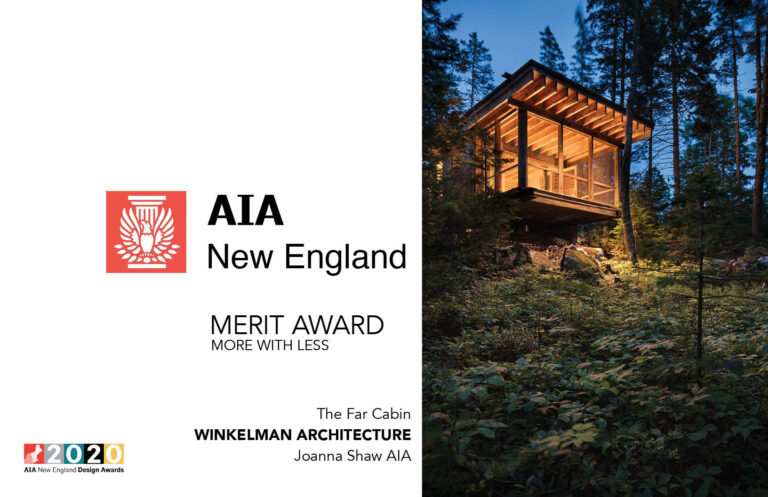 AIA New England MERIT AWARD – Far Cabin