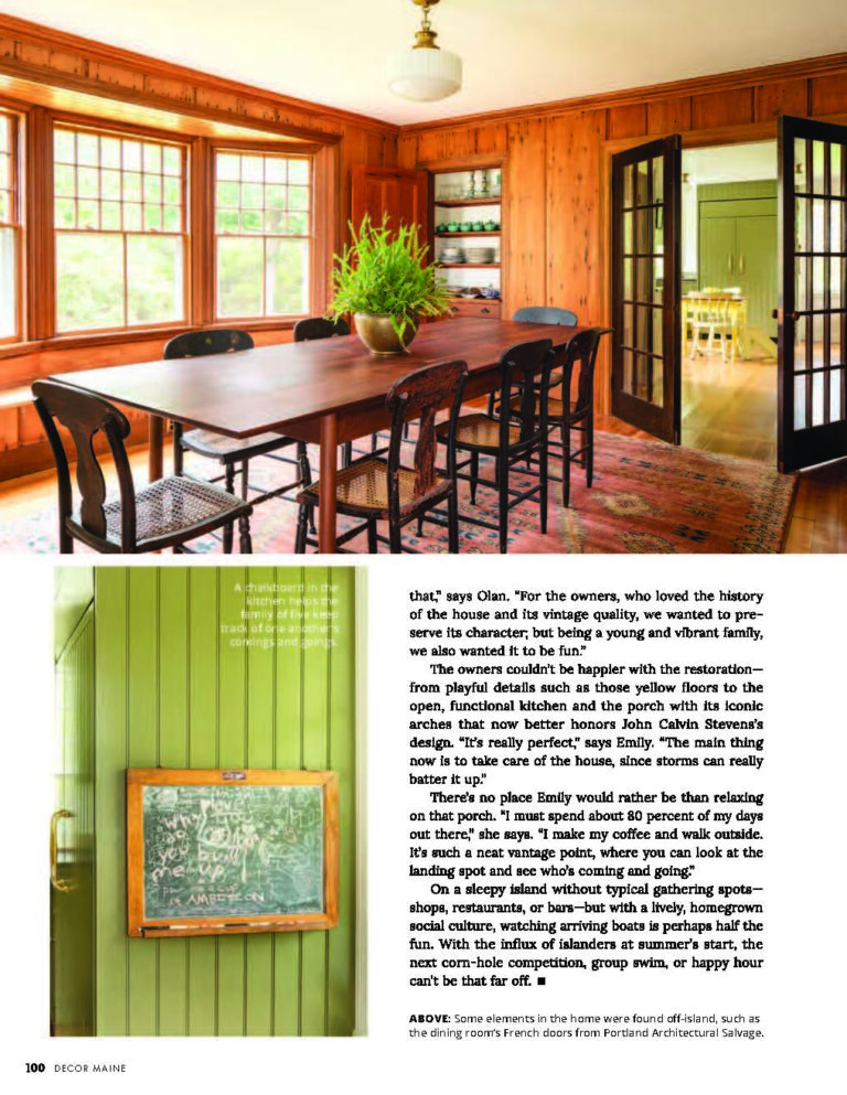DECOR MAINE – Respectful Restoration