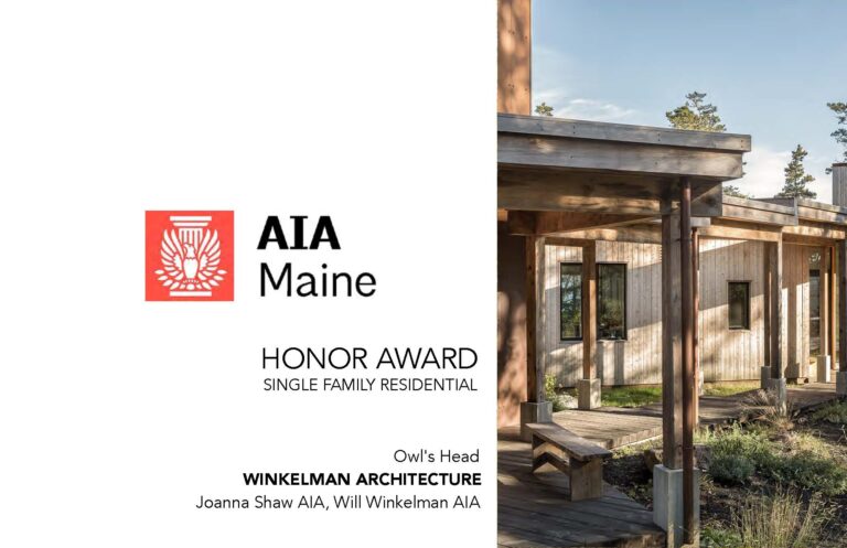 AIA Maine Honor Award – Owl’s Head