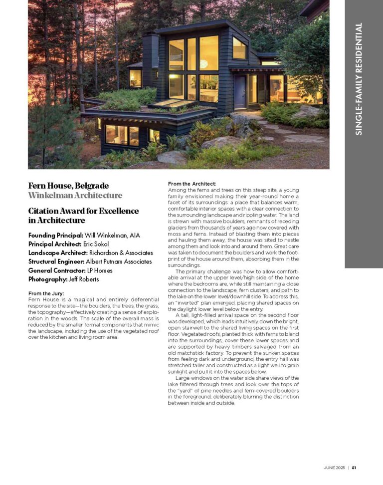 MAINE HOME + DESIGN – AIA Maine Design Awards